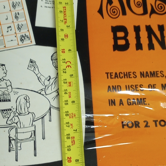 Vintage 1967 music bingo game - Picture 10 of 10